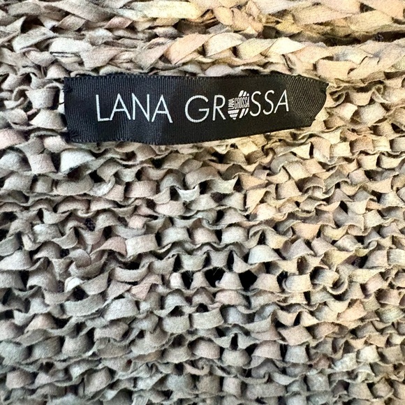 LANA GROSSA Yarn Handmade Thread Textured Knit Vest - Picture 7 of 7
